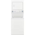Frigidaire Quick Wash Dry Cycle, Maxfill Wash Cycle Gas Stacked Laundry Center with 3.9-cu ft Top load Washer and 5.6-cu ft Dryer White Model# FLCG7522AW