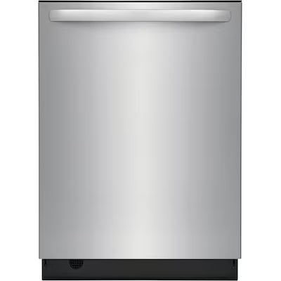 Frigidaire Stainless Steel Tub 24-in Top Control Built-in Dishwasher ( Stainless Steel ) With Third Rack, BladeSpray , 49-Decibel Model# FDSH4501AS
