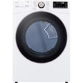 LG True Steam 7.4-cu ft Stackable Vented Electric Dryer with Steam Cycle ( White ) Model# DLEX4000W