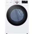 LG True Steam 7.4-cu ft Stackable Vented Electric Dryer with Steam Cycle ( White ) Model# DLEX4000W