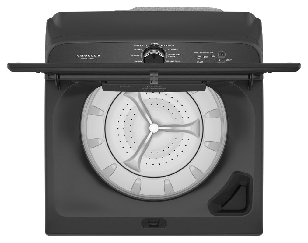 Crosley Professional 5.3 cu. ft. Top-Load Washer with Impeller – Volcano Black