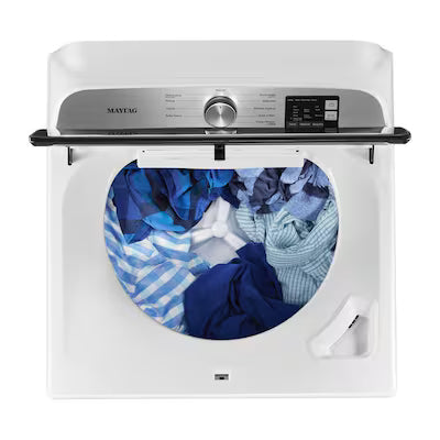 Maytag High Efficiency Large ( 4.8-cu ft ) Impeller Top-Load Washer ( White ) Model# MVW6200KW A14-28