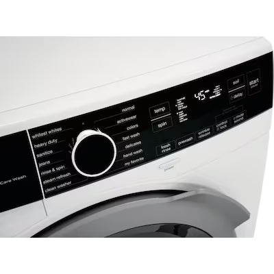 Electrolux LuxCare Wash and Steam Refresh Compact High Efficiency Stackable Medium ( 2.4-cu ft ) Front Load Washer ( White ) Model# ELFW4222AW