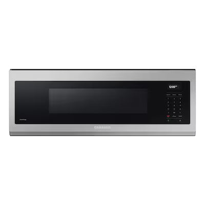 Samsung Smart SLIM 1.1-cu ft Low Profile Over-the-Range Microwave with Sensor Cooking ( Fingerprint Resistant Stainless Steel ) Model# ME11A7710DS