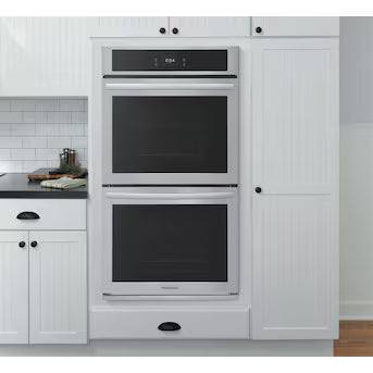 Frigidaire 27 inch Double Electric Wall Oven with Self-cleaning ( Stainless Steel ) Model# FCWD2727AS