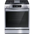 Frigidaire Gallery 30-in 5 burners 6-cu ft Air Fry Convection Oven Slide-In Natural Gas Range ( Fingerprint Resistant Stainless Steel ) Model# GCFG3060BF