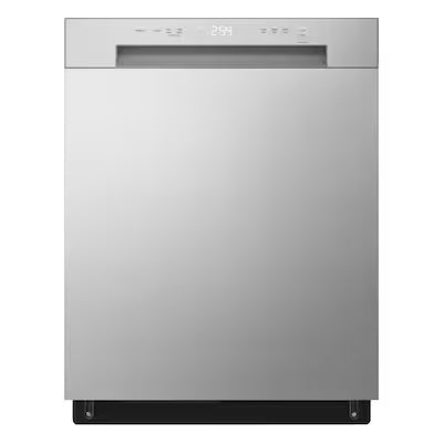 LG 24-in Front Control Built-in Dishwasher ( Stainless Steel Look ) , NeveRust Stainless Steel Tub and AutoLeak Detection , 52-Decibel Model# LDFC2423V