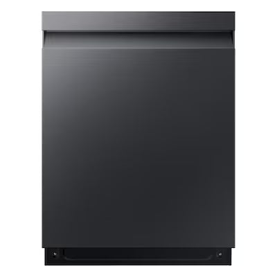 Samsung 24-in Top Control Built-in Dishwasher ( Matte Black Steel ) With Third Rack, AutoRelease Door , 46-Decibel Model# DW80CG5450MT