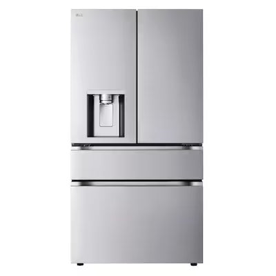 LG Standard-Depth 28.6-cu ft 4 -Door 36-in Wide with Dual Ice Maker ( PrintProof Stainless Steel ) ENERGY STAR Certified Model# LF29S8330S