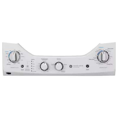 GE Gas Stacked Laundry Center with 2.3-cu ft Top load Washer and 4.4-cu ft Dryer ( White ) Model# GUD24GSSMWW