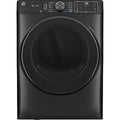 GE 7.8-cu ft Stackable Vented Electric Dryer with Steam Cycle ( Carbon Graphite ) Model# GFD65ESPVDS