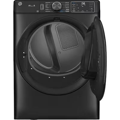 GE 7.8-cu ft Stackable Vented Electric Dryer with Steam Cycle ( Carbon Graphite ) Model# GFD65ESPVDS
