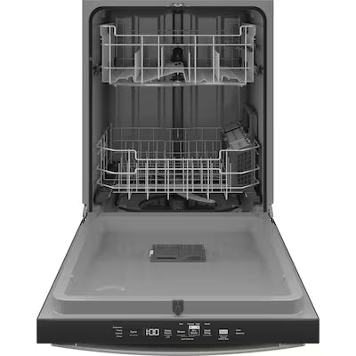 GE 24-in Top Control Built-in Dishwasher ( Slate ) , Dry Boost , 52-Decibel Model# GDT550PMRES