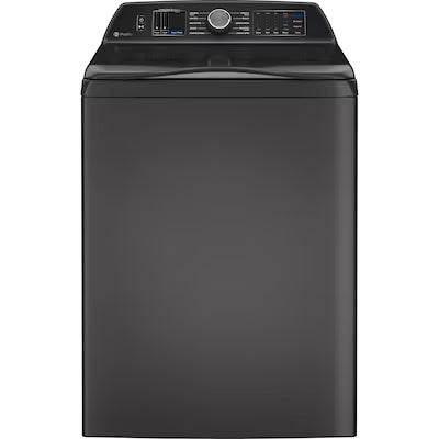 GE Profile 5.4 cu. ft. Capacity Washer with Smarter Wash Technology and FlexDispense Model# PTW700BPTDG A12-46