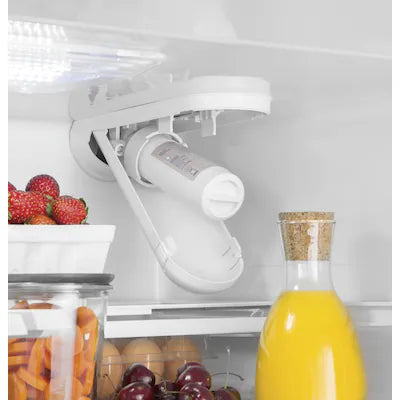 GE Standard-Depth 27-cu ft 3 -Door 36-in Wide French Door Refrigerator with Ice Maker ( Fingerprint-resistant Stainless Steel ) ENERGY STAR Certified Model# GNE27JYMFS