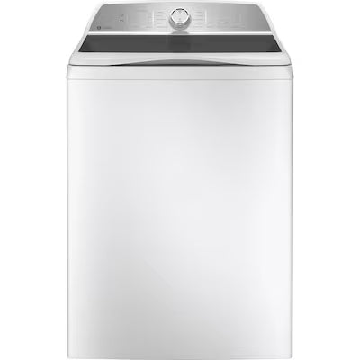 New GE Profile™ ENERGY STAR® 5.0 cu. ft. Capacity Washer with Smarter Wash Technology and FlexDispense™ Model# PTW600BSRWS N02-01