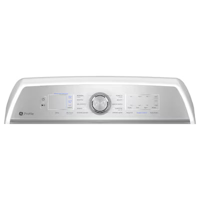 New GE Profile™ ENERGY STAR® 5.0 cu. ft. Capacity Washer with Smarter Wash Technology and FlexDispense™ Model# PTW600BSRWS N02-01