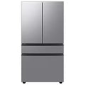 Samsung Bespoke Standard-Depth Beverage Center 29-cu ft 4 -Door 36-in Wide with Dual Ice Maker and Door within Door ( Fingerprint Resistant Stainless Steel ) ENERGY STAR Certified Model# RF29BB8600QL