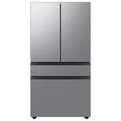 Samsung Bespoke Standard-Depth Beverage Center 29-cu ft 4 -Door 36-in Wide with Dual Ice Maker and Door within Door ( Fingerprint Resistant Stainless Steel ) ENERGY STAR Certified Model# RF29BB8600QL