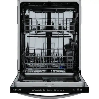 Frigidaire Stainless Steel Tub 24-in Top Control Built-in Dishwasher ( Stainless Steel ) With Third Rack, BladeSpray , 49-Decibel Model# FDSH4501AS