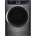 Electrolux Predictive Dry and Instant Refresh 8-cu ft Stackable Vented Gas Dryer with Steam Cycle ( Titanium ) Model# ELFG7637AT