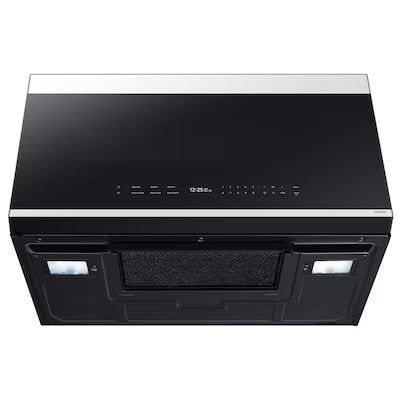Samsung Bespoke 2.1-cu ft Over-the-Range Microwave with Sensor Cooking ( White Glass ) Model# ME21DB670012