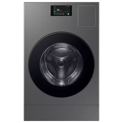 Samsung Bespoke Traditional Drying 5.3-cu ft Vented All-In-One Washer Dryer Combo with Steam Cycle ( Brushed Black ) Model# WD90F53AVB