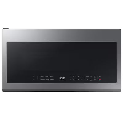 Samsung 2.1-cu ft Over-the-Range Microwave with Sensor Cooking ( Stainless steel ) Model# ME21DG6300SR