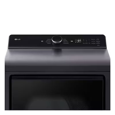 LG 7.3-cu ft Vented Electric Dryer ( Matte Black ) Model# DLE8400BE