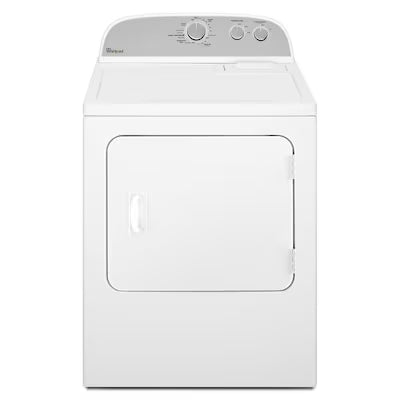 Whirlpool 7-cu ft Vented Gas Dryer ( White ) Model# WGD4815EW