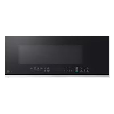 LG 1.3-cu ft Low Profile Over-the-Range Microwave with Sensor Cooking ( Printproof Stainless Steel ) Model# MVEF1337F