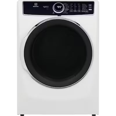 Electrolux 8-cu ft Stackable Vented Electric Dryer with Steam Cycle ( White ) Model# ELFE7626BW