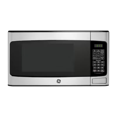 GE 1.1-cu ft 950 -Watt Countertop Microwave ( Stainless Steel ) Model# GCST11N1WSS