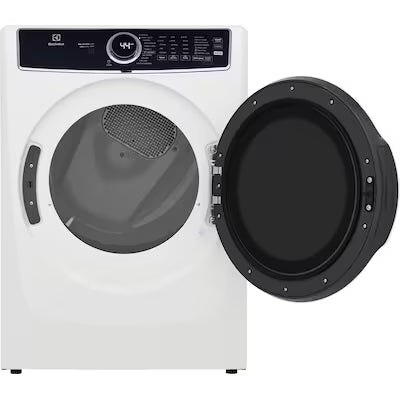 Electrolux 8-cu ft Stackable Vented Electric Dryer with Steam Cycle ( White ) Model# ELFE7626BW