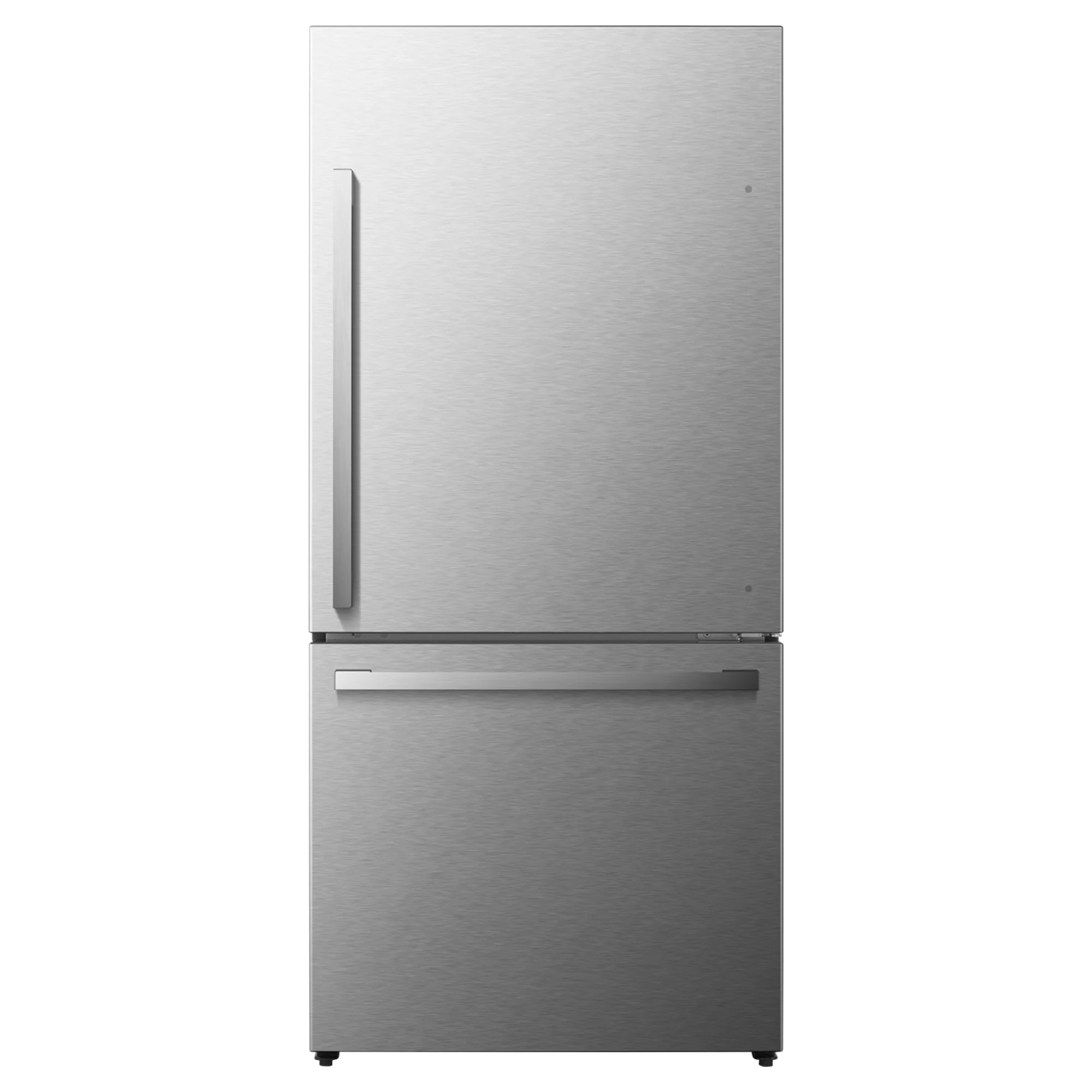 Mora 17.2 cu. ft. Counter Depth Bottom Freezer Refrigerator with LED Interior Lighting Model# MRB172N6ASE