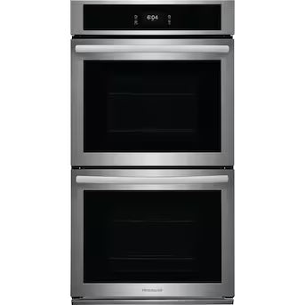 Frigidaire 27 inch Double Electric Wall Oven with Self-cleaning ( Stainless Steel ) Model# FCWD2727AS