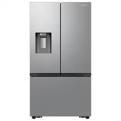 Samsung Standard-Depth Mega Capacity 31-cu ft 3 -Door 36-in Wide with Ice Maker ( Fingerprint Resistant Stainless Steel ) ENERGY STAR Certified Model# RF32CG5B10SR