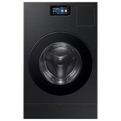 Samsung Bespoke Traditional Drying 5.3-cu ft Vented All-In-One Washer Dryer Combo with Steam Cycle ( Brushed Black ) Model# WD90F53AVB