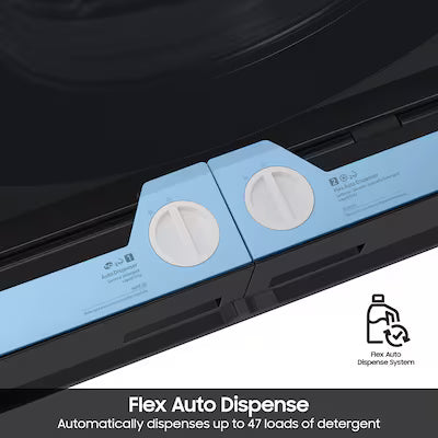 Samsung All In One Washer Dryer Combo with Steam Cycle ( Brushed Black ) Model# WD90F53AVB