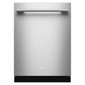KitchenAid 24-in Top Control Built-in Dishwasher ( PrintShield Stainless ) With Third Rack, ProWash, ProDry Max , 44-Decibel Model# KDTS424SPS
