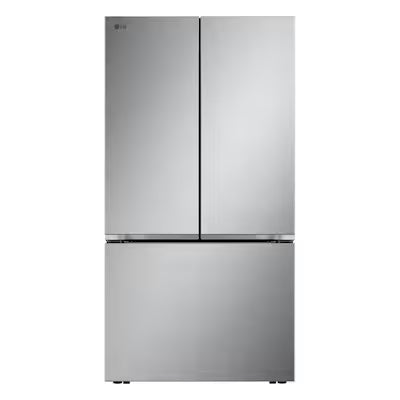 LG Counter-Depth Zero Clearance 25.1-cu ft 3 -Door 36-in Wide with Ice Maker ( PrintProof Stainless Steel ) ENERGY STAR Certified Model# LF25Z6211S