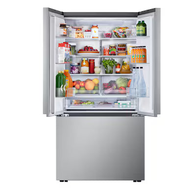 LG Counter-Depth Zero Clearance 25.1-cu ft 3 -Door French Door 36-in Wide with Ice Maker ( PrintProof Stainless Steel ) ENERGY STAR Certified Model# LF25Z6211S