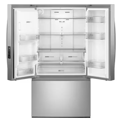 Whirlpool Standard-Depth 29.58-cu ft 36-in Wide with Ice Maker ( Fingerprint Resistant Stainless Finish ) ENERGY STAR Certified Model# WRFF3536SZ A13-47
