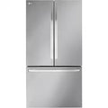 LG Counter-Depth MAX 26.5-cu ft 3 -Door 36-in Wide with Ice Maker ( Stainless Steel ) ENERGY STAR Certified Model# LRFLC2706S