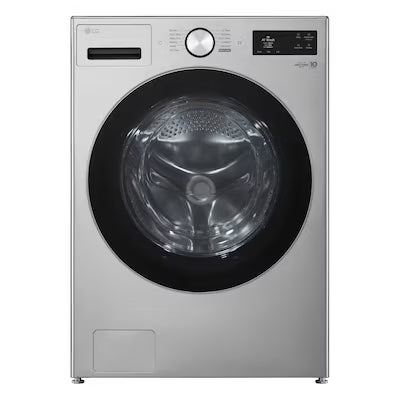 LG Stackable Large ( 5-cu ft ) Front-Load Washer with Steam Cycle ( Graphite Steel ) MODEL# WM5800HVA