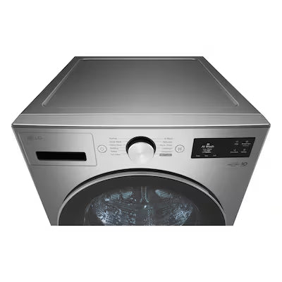 LG Stackable Large ( 5-cu ft ) Front-Load Washer with Steam Cycle ( Graphite Steel ) MODEL# WM5800HVA