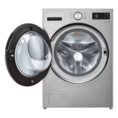 LG Stackable Large ( 5-cu ft ) Front-Load Washer with Steam Cycle ( Graphite Steel ) MODEL# WM5800HVA