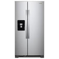 Whirlpool 24.6-cu ft Standard-Depth 36-in Wide Side-by-Side Refrigerator with Ice Maker ,Water and Ice Dispenser ( Fingerprint Resistant Stainless Finish ) Model# WRS315SDHZ