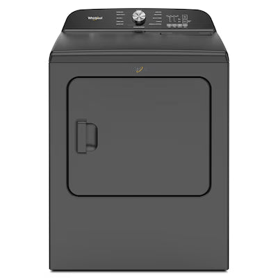 Whirlpool 7-cu ft Vented Gas Dryer with Steam Cycle ( Volcano Black ) Model# WGD6150PB A13-30