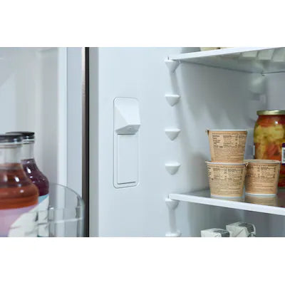 Frigidaire Counter-Depth 19.9-cu ft 3 -Door 35.5-in Wide French Door Refrigerator with Ice Maker with Water Dispenser ( Fingerprint Resistant Stainless Steel Look ) Model# FRFG2011AV